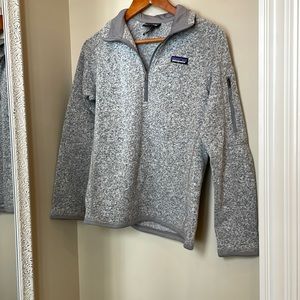 Gray Patagonia Quarter Zip